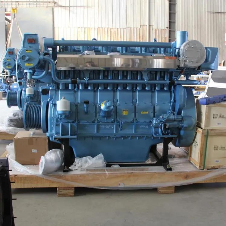 Inboard marine engine at 1350 rpm — crated